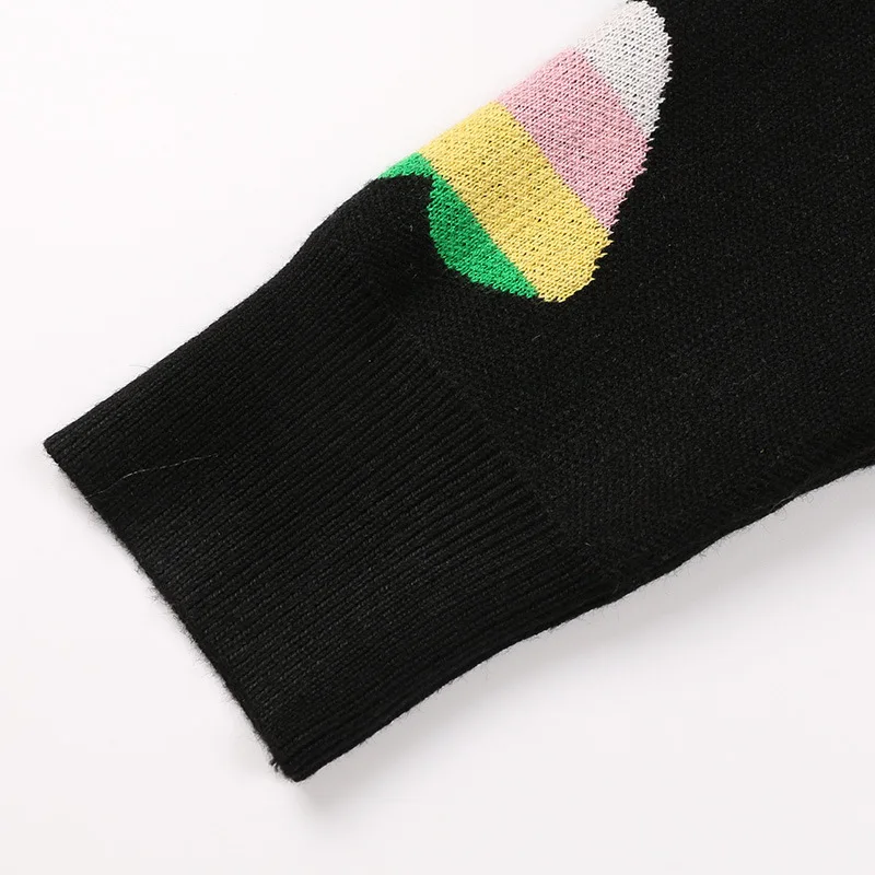 Женский длинный вязаный свитер GRUIICEEN пуловер свободного кроя с рисунком облака