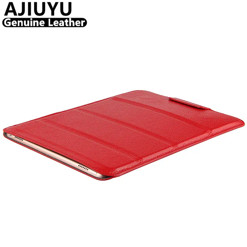 Чехол AJIUYU из натуральной кожи для Apple iPad Air 2 умный чехол воловьей защитный
