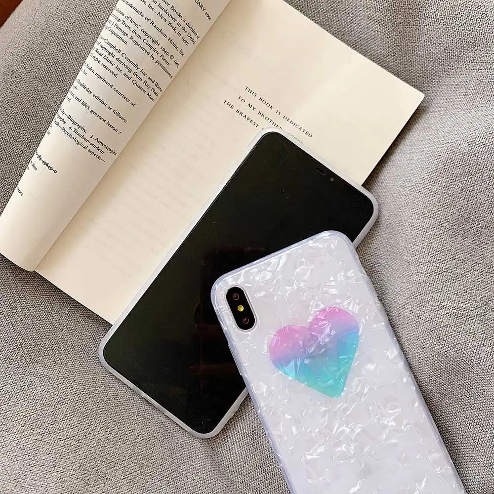 Чехол для телефона Boucho iphone 7 8 XR XS MAX X Модный Цветной чехол в виде раковины с узором