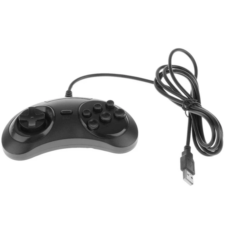 Игровой контроллер SEGA 6 кнопок USB геймпад для ПК MAC Mega Drive 2019 | Электроника