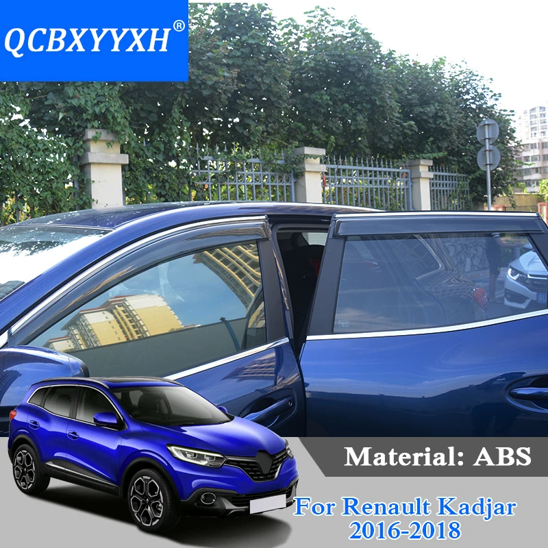 Автомобильный Стайлинг QCBXYYXH навесы для навесов оконные козырьки Renault Kadjar 2016 2018