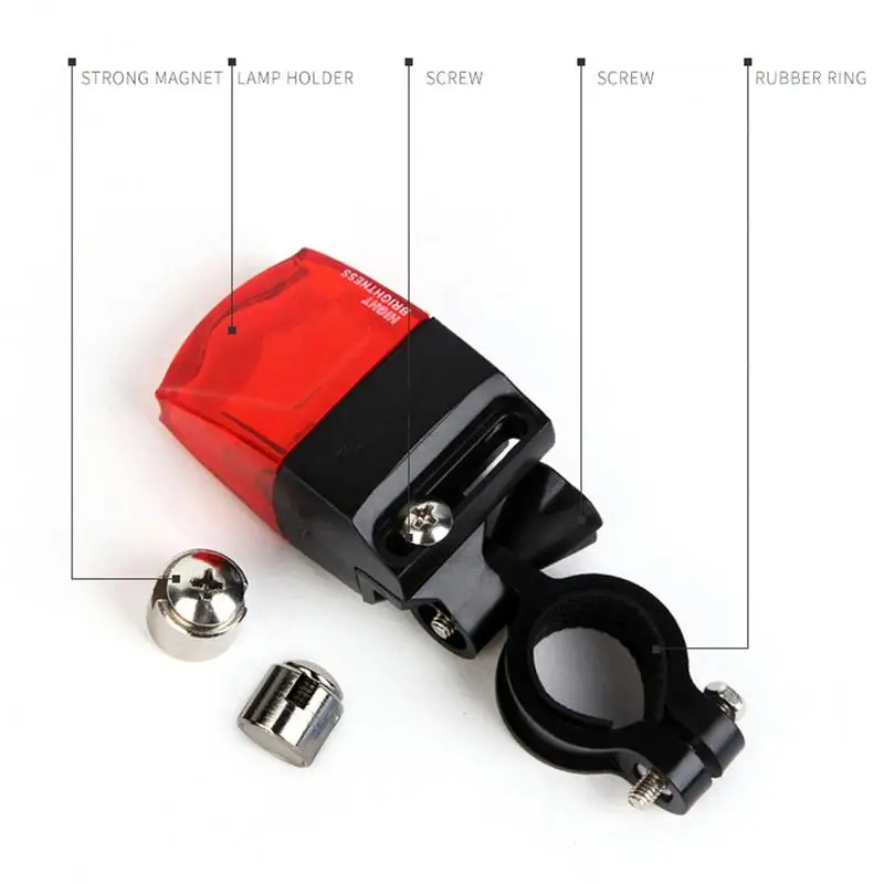 Самогенерирующийся задний фонарь для велосипеда сигнальная лампа езды на горных