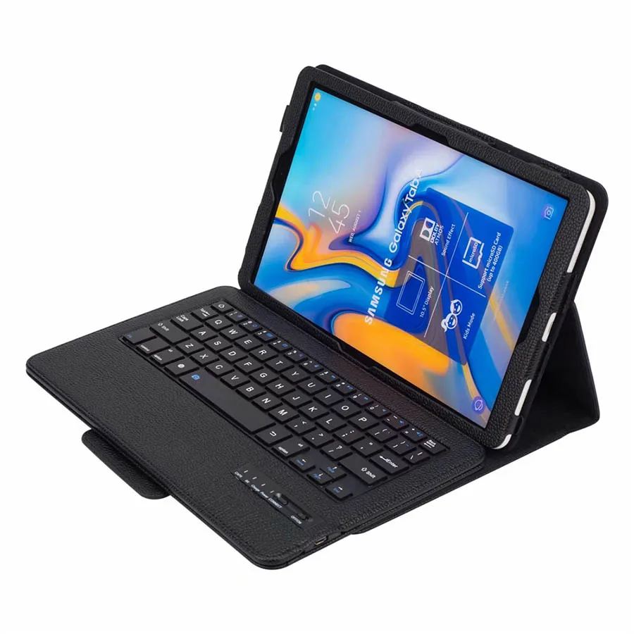 Съемный беспроводной чехол с клавиатурой Bluetooth для samsung Galaxy Tab A A2 10,5 ''T590 T595 SM-T595 подставка литчи чехол Funda+ Flim