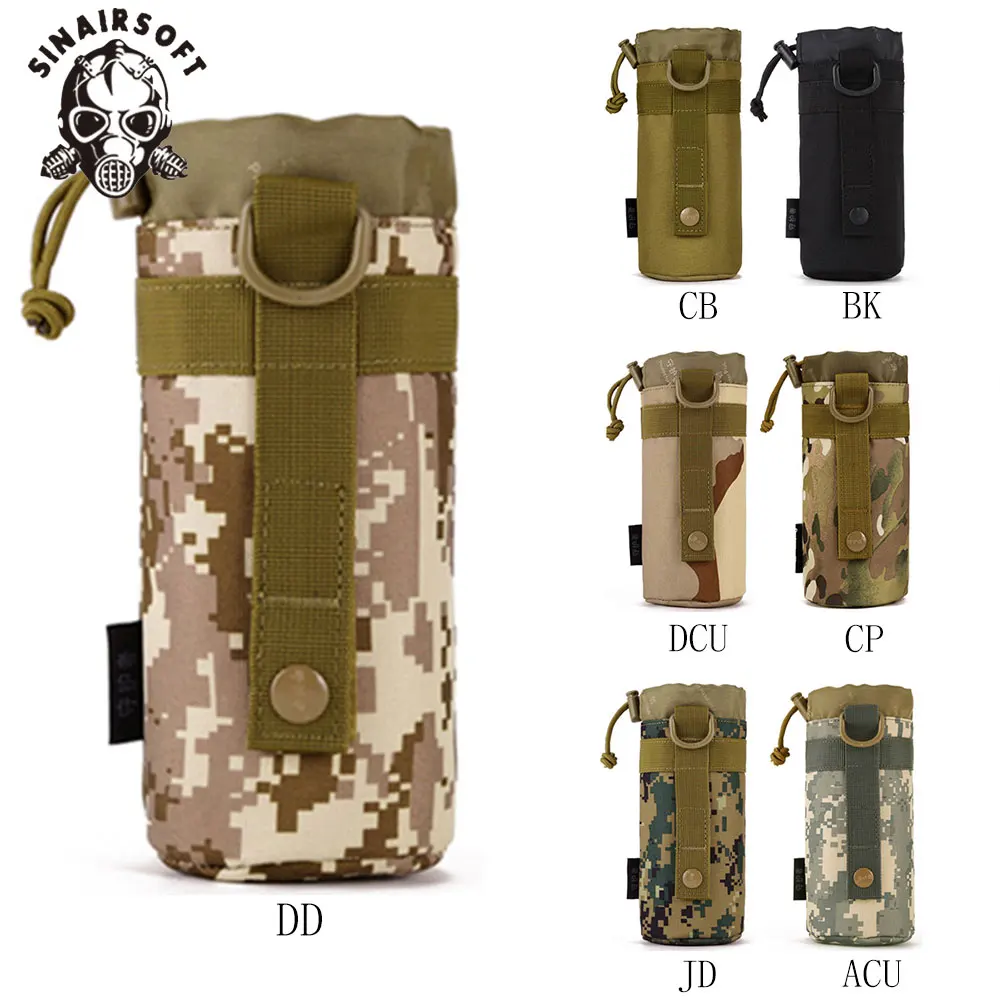 SINAIRSOFT система MOLLE армейская прочная бутылка для воды D-образный держатель сумка