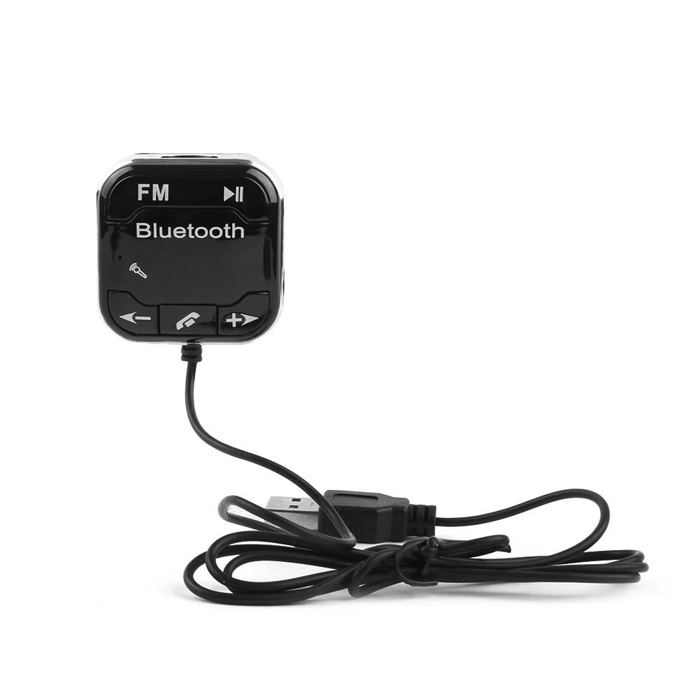 Беспроводной Bluetooth SD fm передатчик AUX адаптер с микрофоном микрофон ЖК экраном