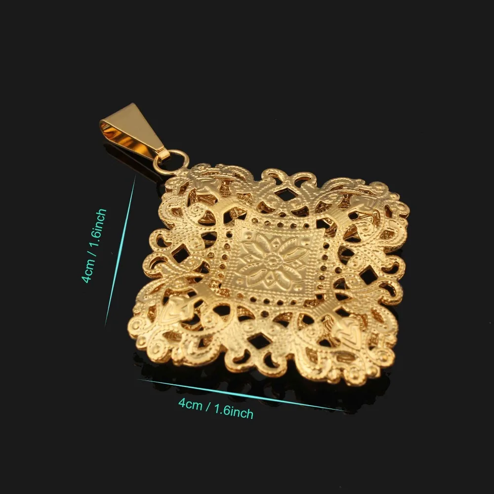 2017 модные подвески в виде Ирана кулон золотого цвета и ожерелья ювелирные