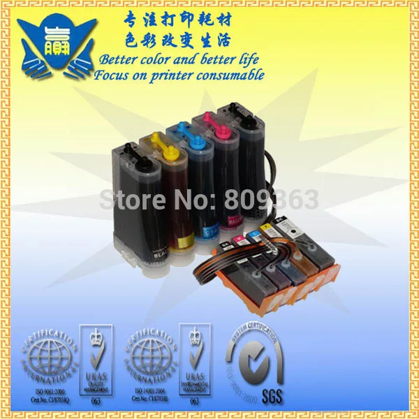 

High quality CISS 178 used for HPs Photosmart B8550 C6380 D5460 D7560 C309a B8850 C5380 C5383 C6383 D5463 ,free shipping!
