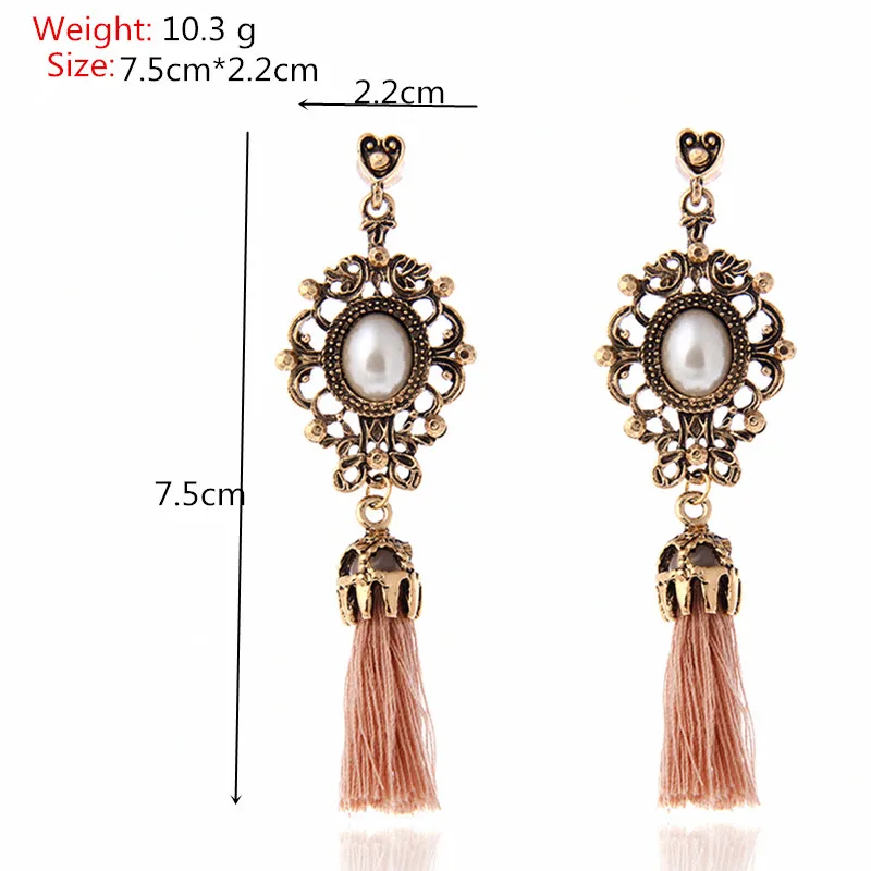 Женские серьги кисточки e0237 модные из хлопка с кристаллами|dangling earrings for women|dangle drop
