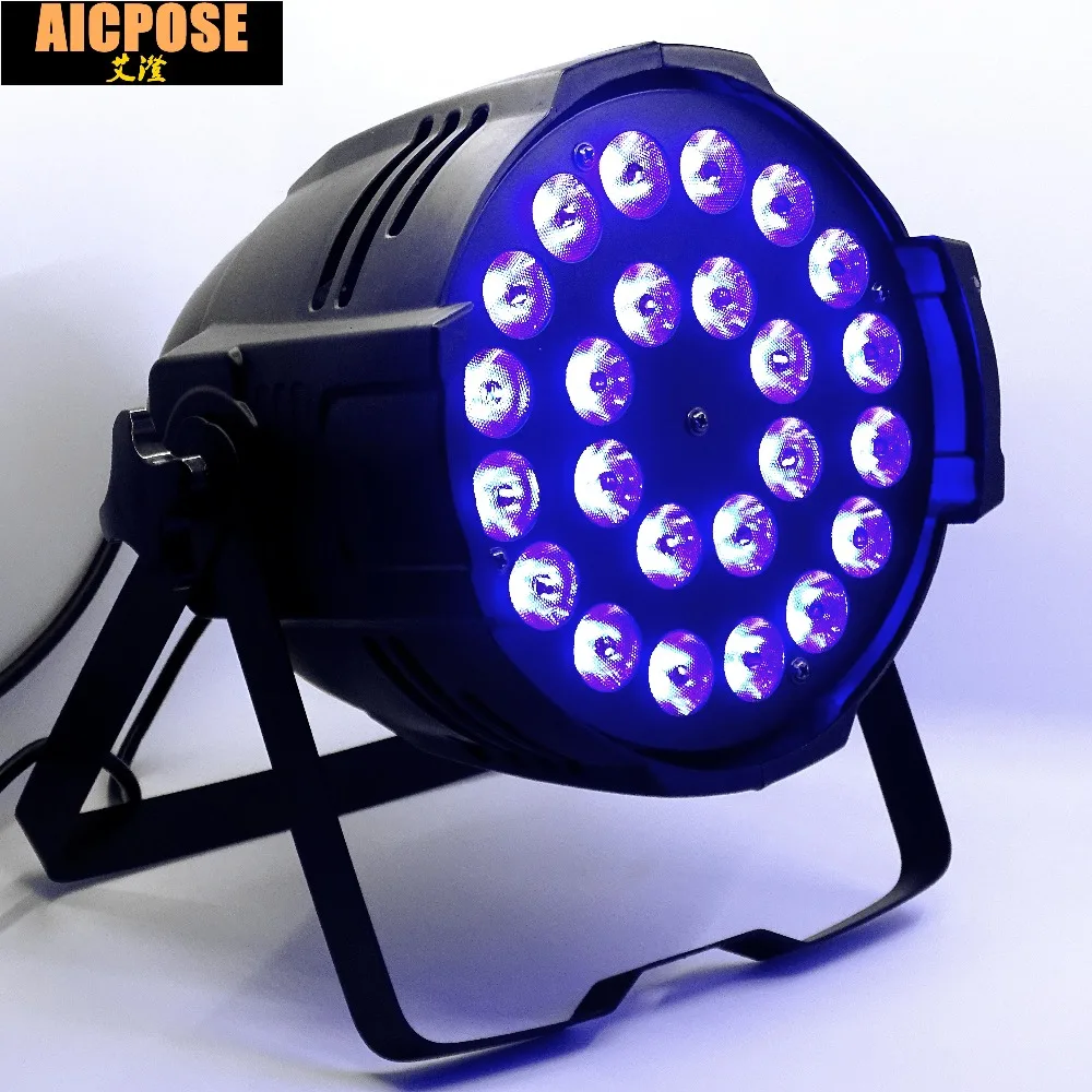 Алюминиевый Светодиодный прожектор сценический 4 в 1 16 шт./лот 24x12 Вт RGBW 64