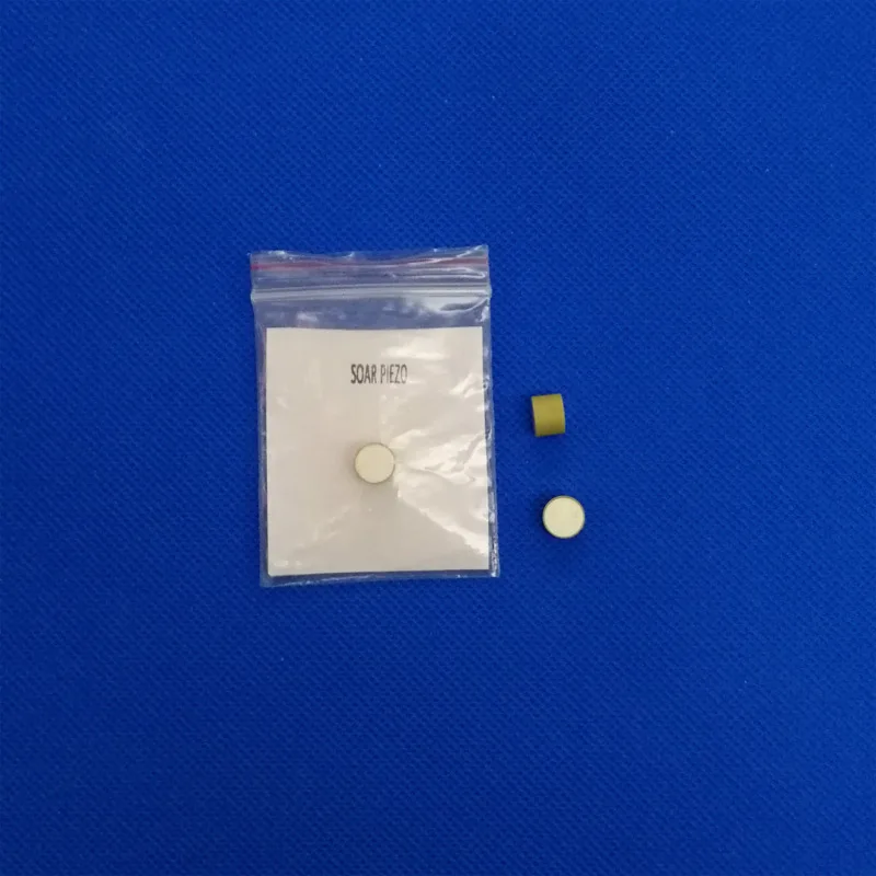 Ультразвуковой Пьезоэлектрический керамический цилиндр 8.56x6.2mm PZT5 Piezo Disc PZT