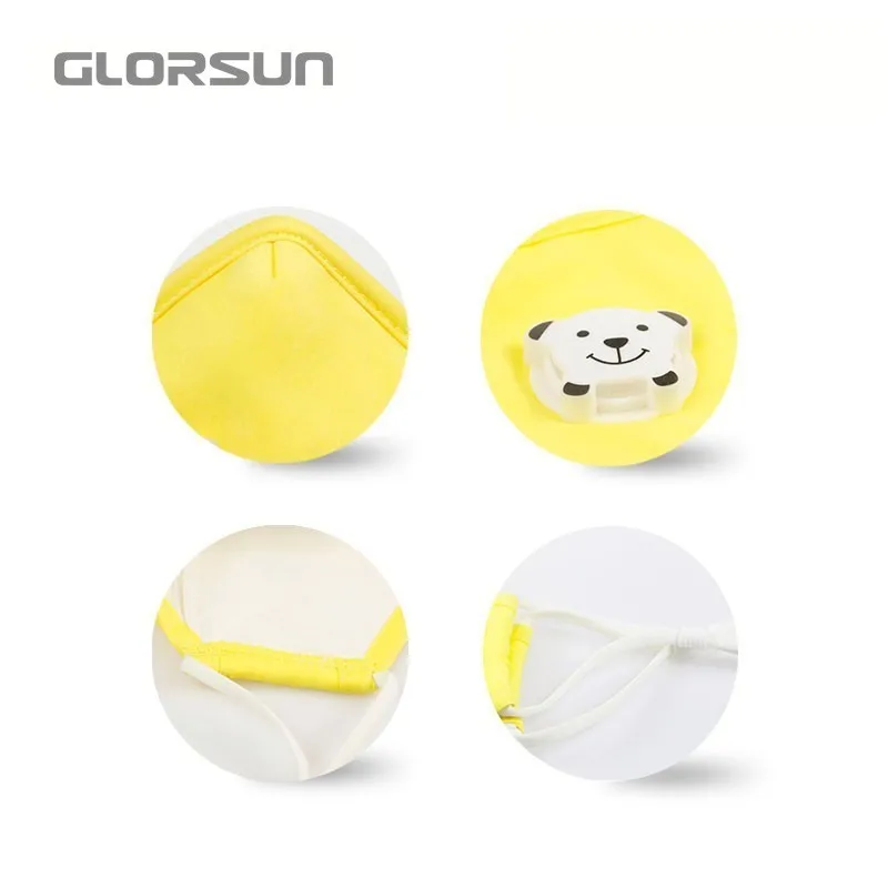 GLORSUN/1 шт. Детские маски для мальчиков одноразовые Pm2.5 пыль 3 лет 3d анти туман