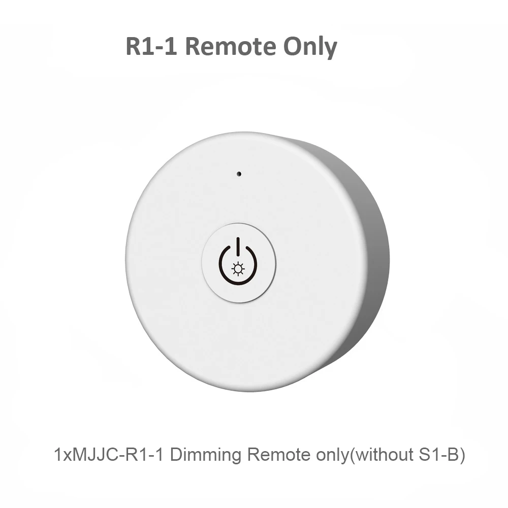 R1-1 Remote only Светодиодный диммер Triac 220V 230V 110V 2,4G беспроводной RF дистанционный Диммируемый кнопочный переключатель умный Wifi диммер для светодиодной лампы - Цвет: R1-1 Remote only