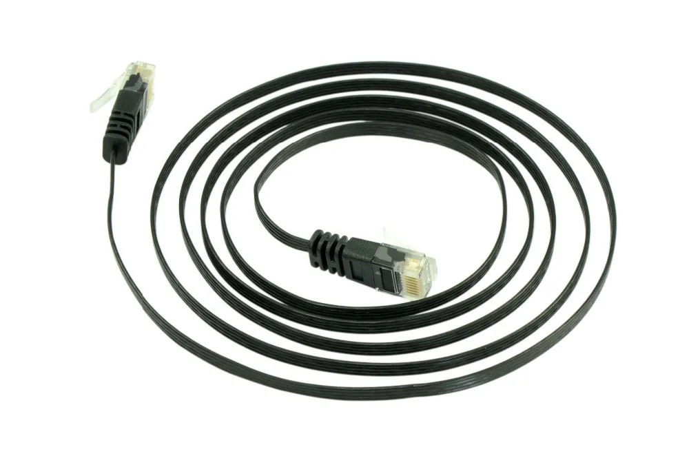 5 шт. оптовая продажа дешевый высокоскоростной сетевой Lan плоский CAT6 RJ45 Интернет
