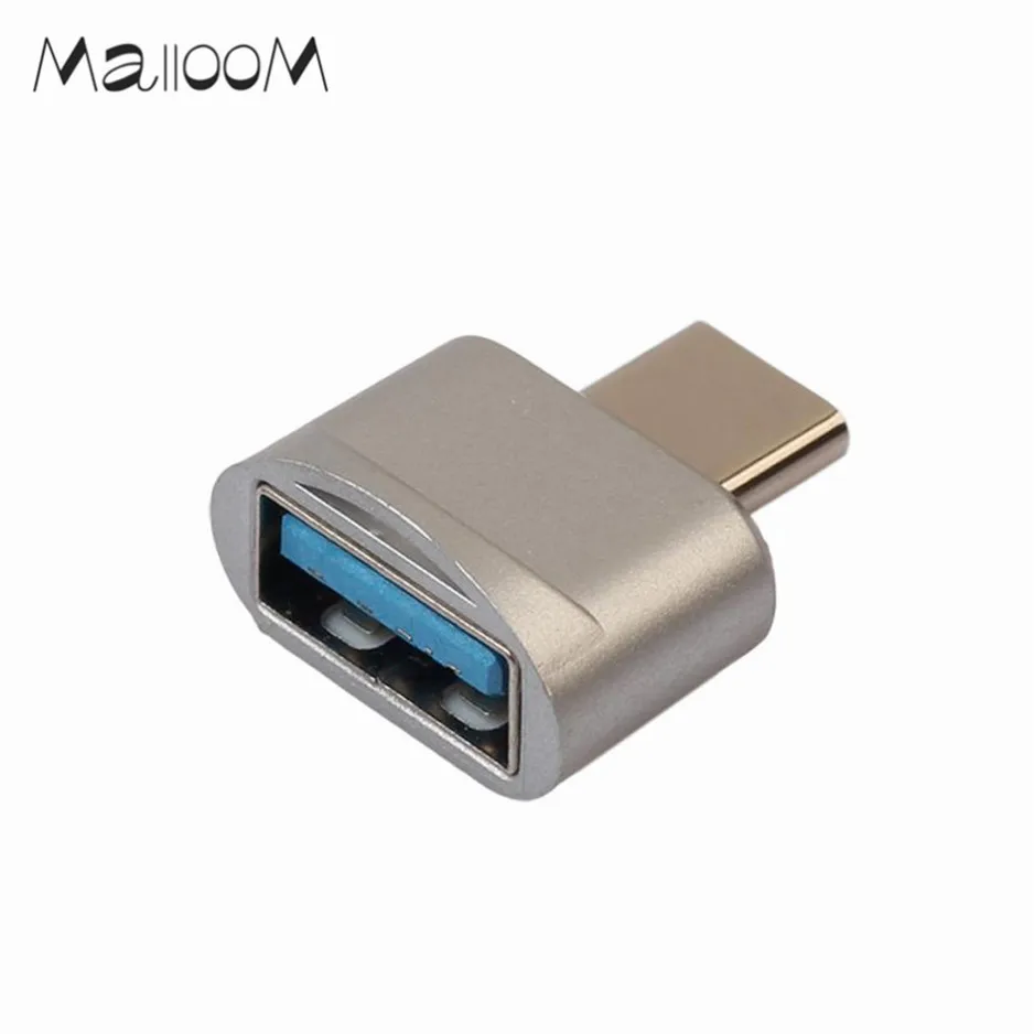 Malloom USB-C type-C штекер USB Женский мини-адаптер OTG 2,0 конвертер для samsung Galaxy Note 8 Прямая поставка