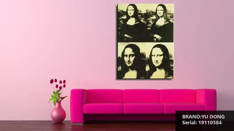 By andy warhol monalisa масляной живописи поп арт печать на холсте для украшения плакат