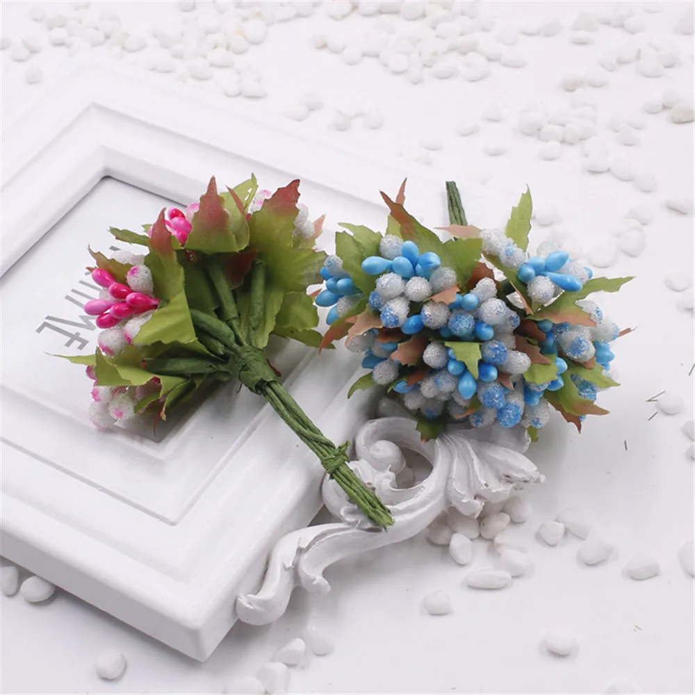 Искусственные тычинки мини ягод 10 шт. цветок для свадьбы украшение альбома DIY