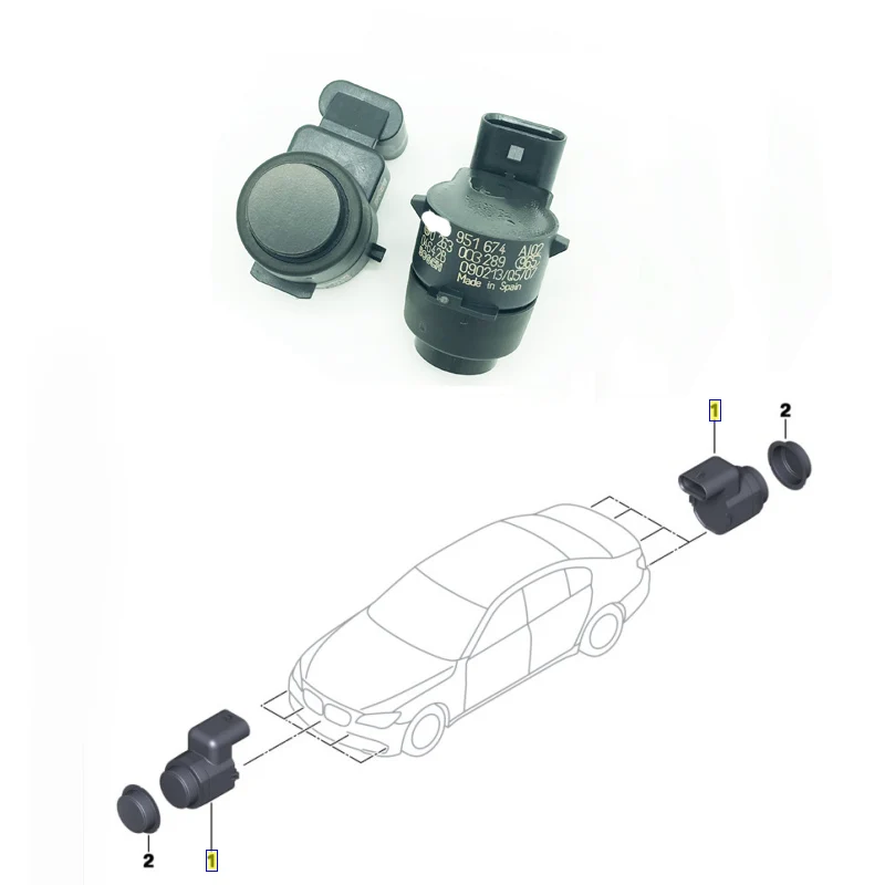 Парковочный радар детектор для BMW E90 Z4 E89 X1 E84 1 шт. 66209196705|Датчик сигнала