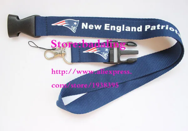 Оптовая продажа 60 шт. мода синий нфл нью ингланд липучки отколовшаяся строп с