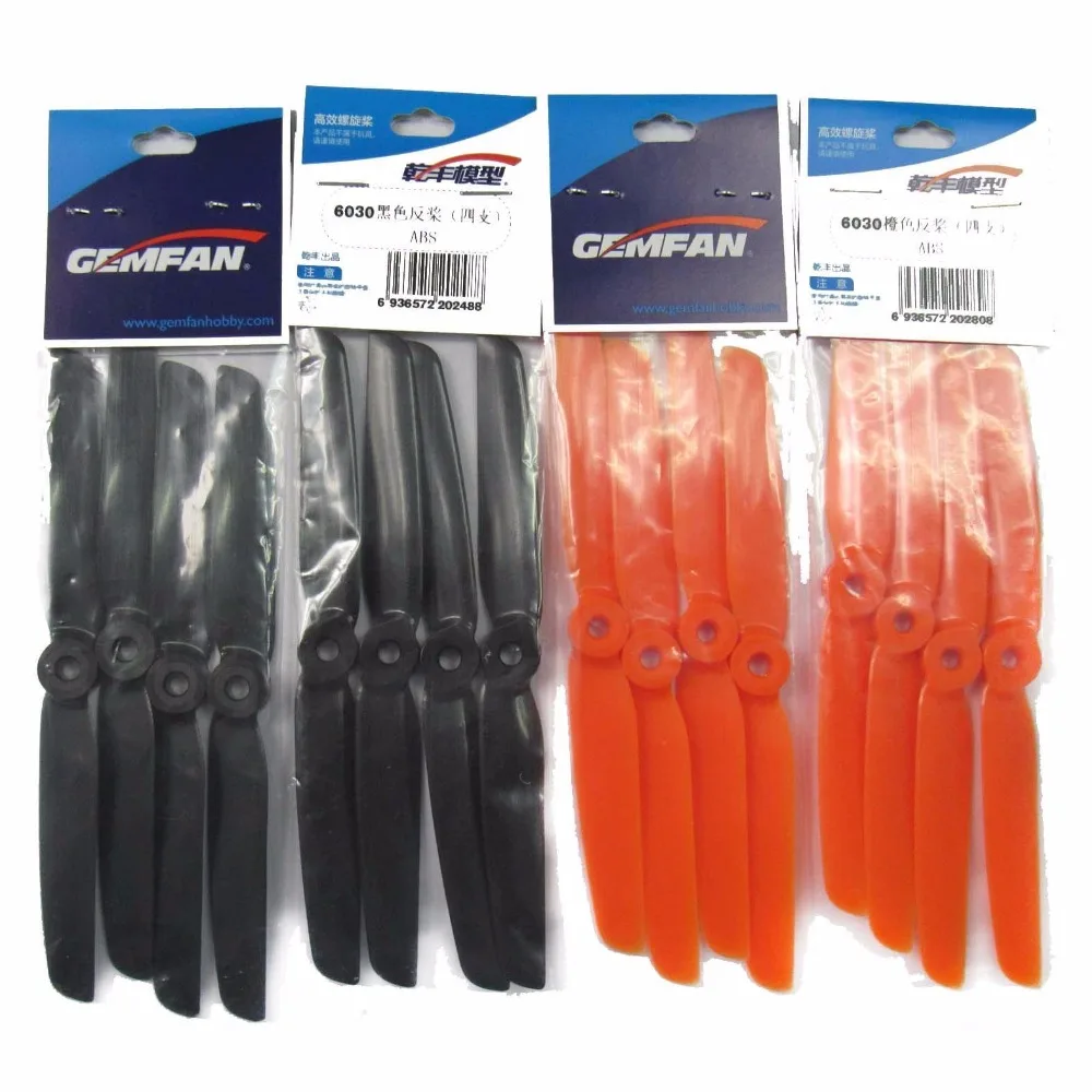 8 пар GemFan 6030 CW CCW пропеллер ABS реквизит для 250-300 размер мини QAV250 Robocat 270 Квадрокоптер