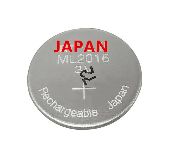 10 шт./партия, новая Подлинная ML2016 ML 3 v литий-ионная перезаряжаемая монетная кнопка, CMOS RTC батарея