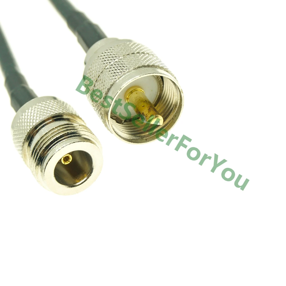 UHF мужской телефон PL259 разъем для N Женский коаксиальный кабель RG58 15/30/50 см |