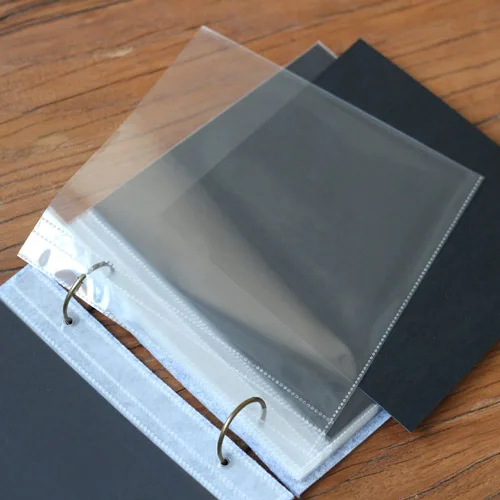 PP лицо DIY войлочная сумка альбом вставки карман с тонкой пастой Тип polaroid защитная пленка серии 243*220 мм 30 страниц