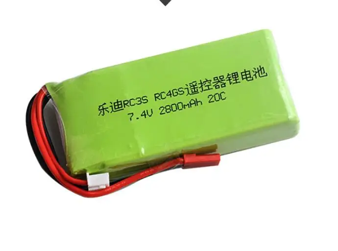 1 2 шт. 7 4 в 2800 мАч 20C литий полимерный аккумулятор 2S для Radiolink RC3S RC4GS RC6GS передатчик