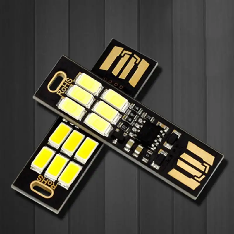 Мини сенсорное управление регулируемый светодиодный USB Свет 1 Вт для 5 в