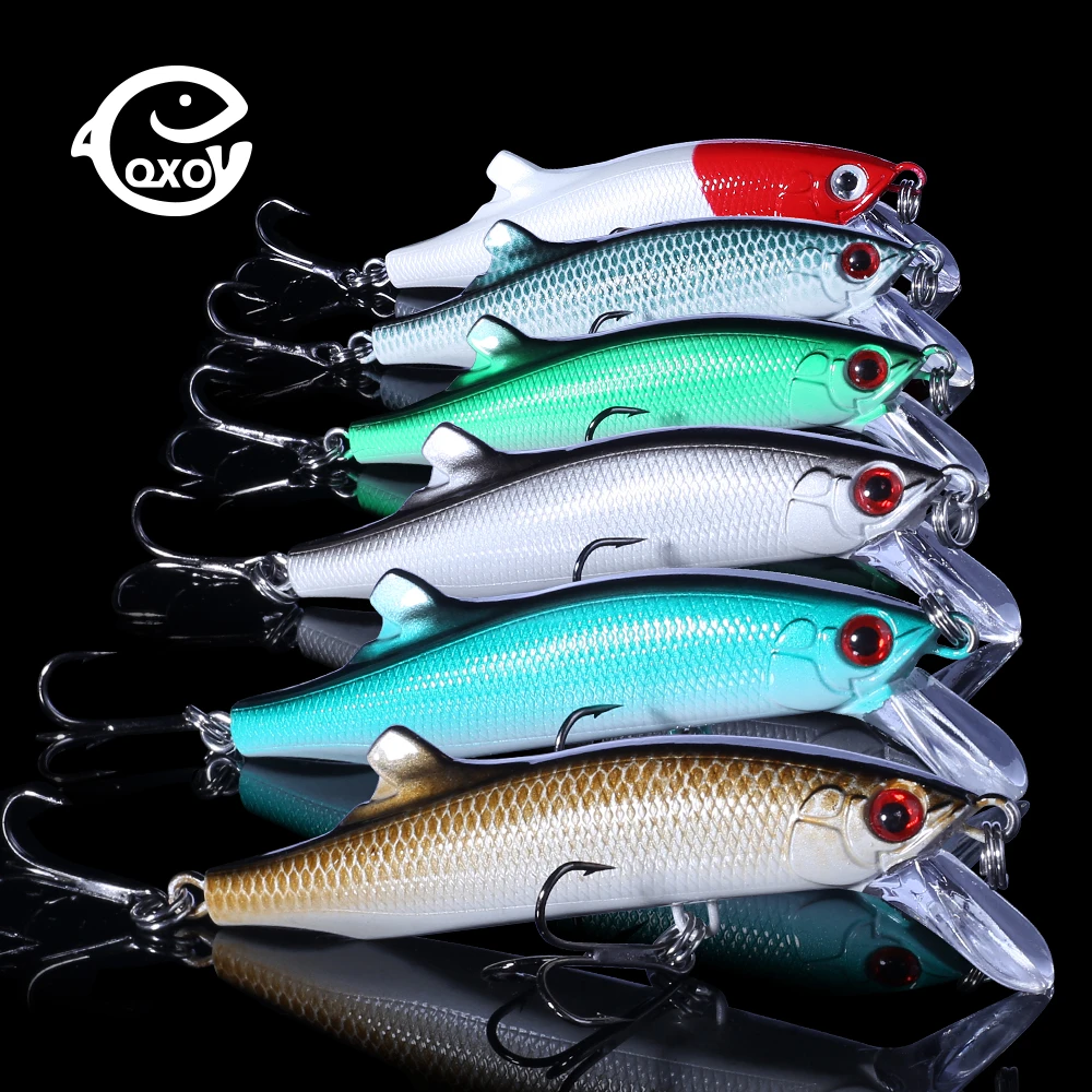 

QXO Fishing Lures Minnow Crankbaits Metal Squid Artificial Bait All Good For Fishing Shad Top Water Pencil Painting Swing Impact