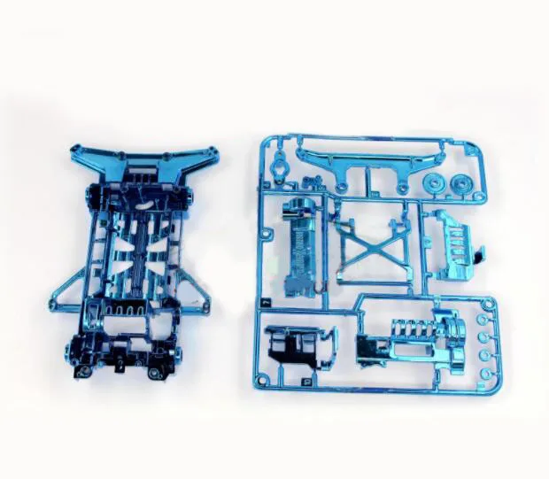 2 комплекта покрытые S1/SFM/SX шасси обновления запасные части для Tamiya Mini 4WD модель