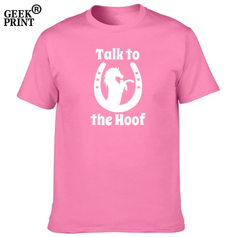 Женская футболка с изображением лошади Talk To The Hoof Riding Rider Подарочная для