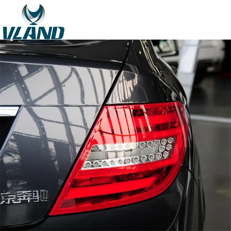 VLAND завод для автомобилей Taillamp W204 C200 2011 2012 2013 Led бар задний фонарь Plug And Play дизайн +