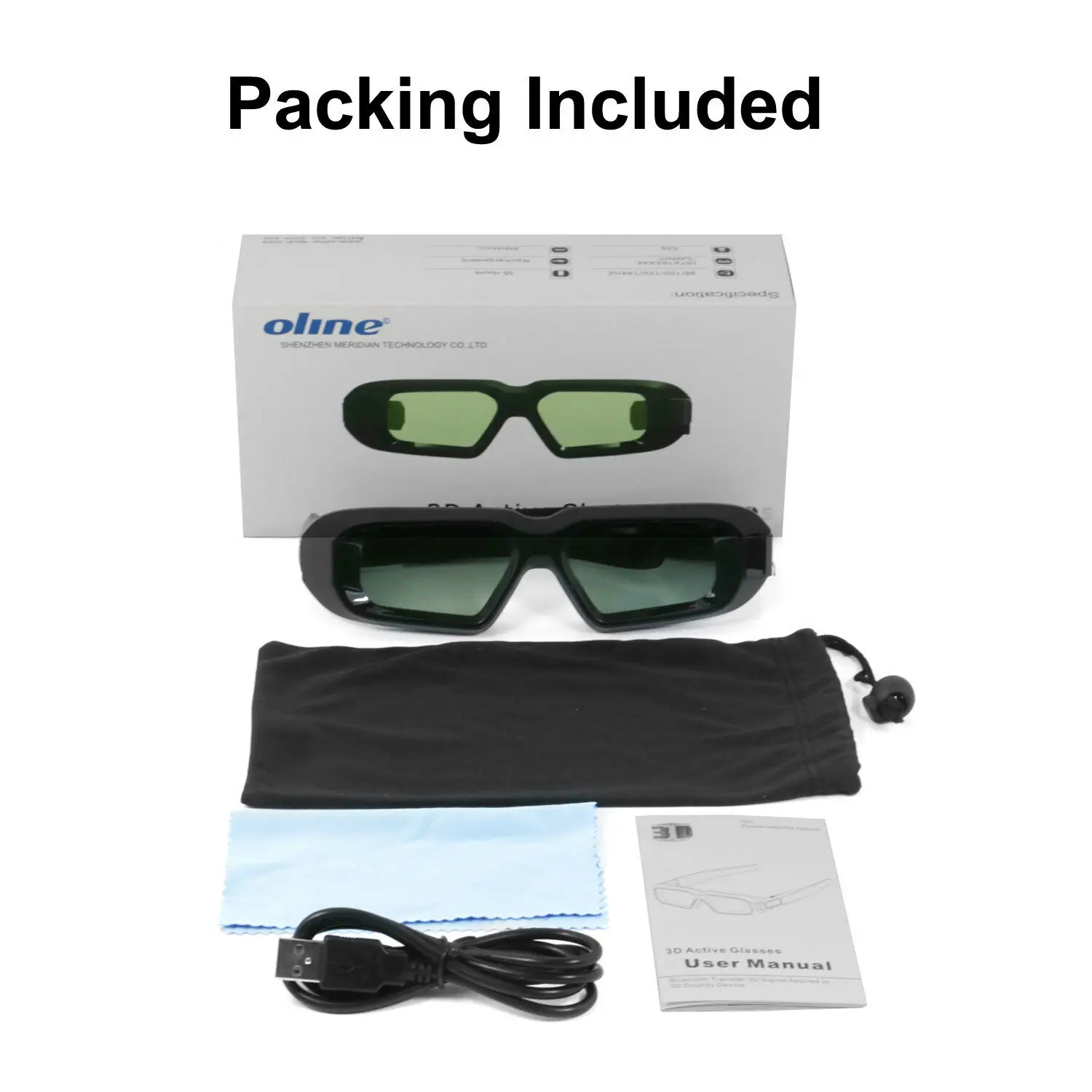 Активный затвор 3D очки Bluetooth домашний кинотеатр для EPSON 3LCD проектор KONKA сумка