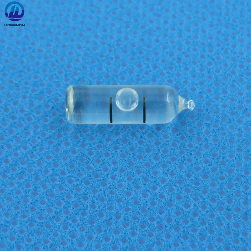 QASE 6*19mm Mini Tube Glass Level Bubble Cylinder Mini Level Spirit Bubble Level Meter Measurement Parts (1 piece/lot)