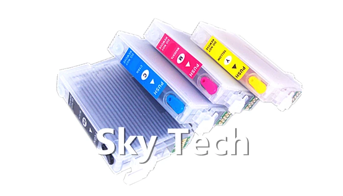 

220 series Full ink Refillable cartridges For T2201 - T2204 suit for WF-2630 WF-2650 WF-2660 XP-320 XP-420 XP-424 ,with Chips