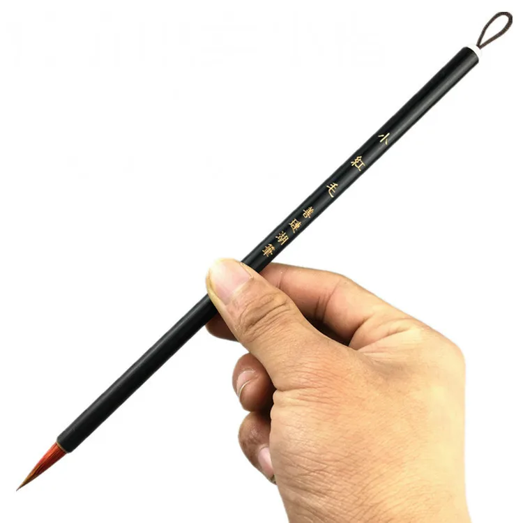 

6pcs/lot Chinese Calligraphy Brush Pen Small Regular Script Writing Calligraphy Brush Copy Script Multiple-hairs Brush Papeleria