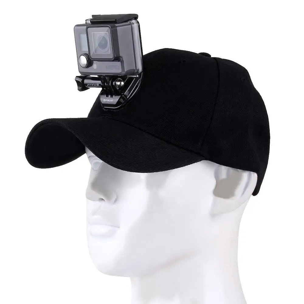 Бейсболка PULUZ для Go Pro аксессуары Брезентовая бейсболка с J-образным крючком и
