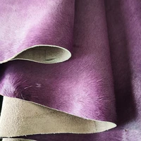 purple horse fur leather plet fabric for cushionhome decorationsandalfree shipping
