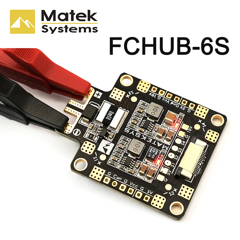 Оригинальный Matek FCHUB-6S Вт/Датчик тока 184A распределительная плата концентратора
