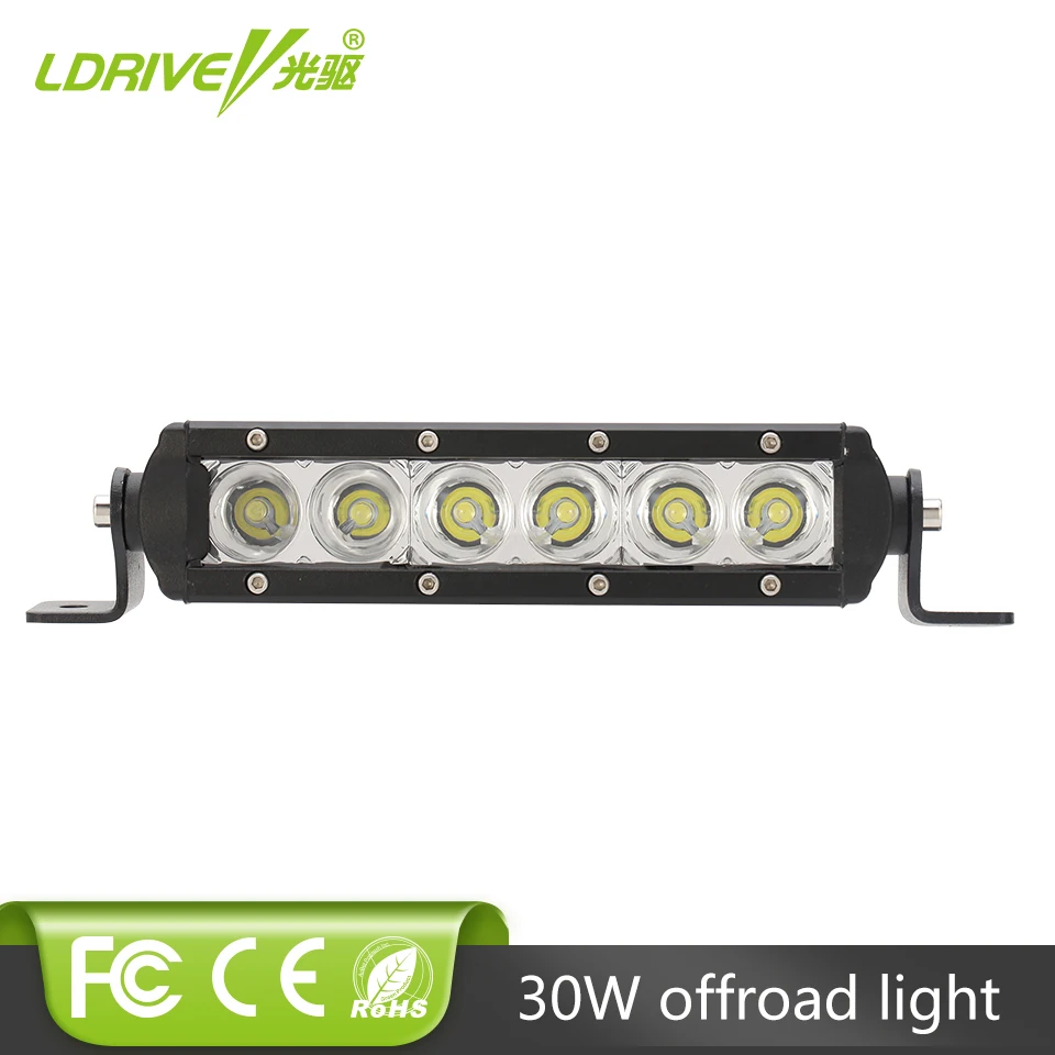 LDRIVE 8 &quot30 Вт КРИ чипы LED свет бар пятно/луч потока Светодиодный рабочий