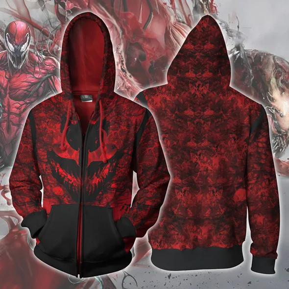 Cletus kaady Carnage костюмы для косплея конечная Человек паук толстовки с 3D принтом