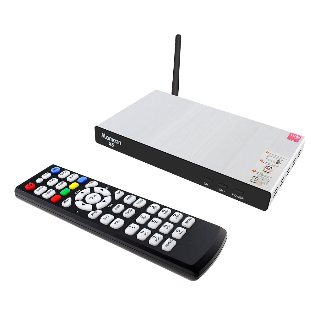 2018 Новый ALEMOON X5 DVB комбо DVB-S2/T2/C Smart спутниковый ресивер Европа Испания Польша