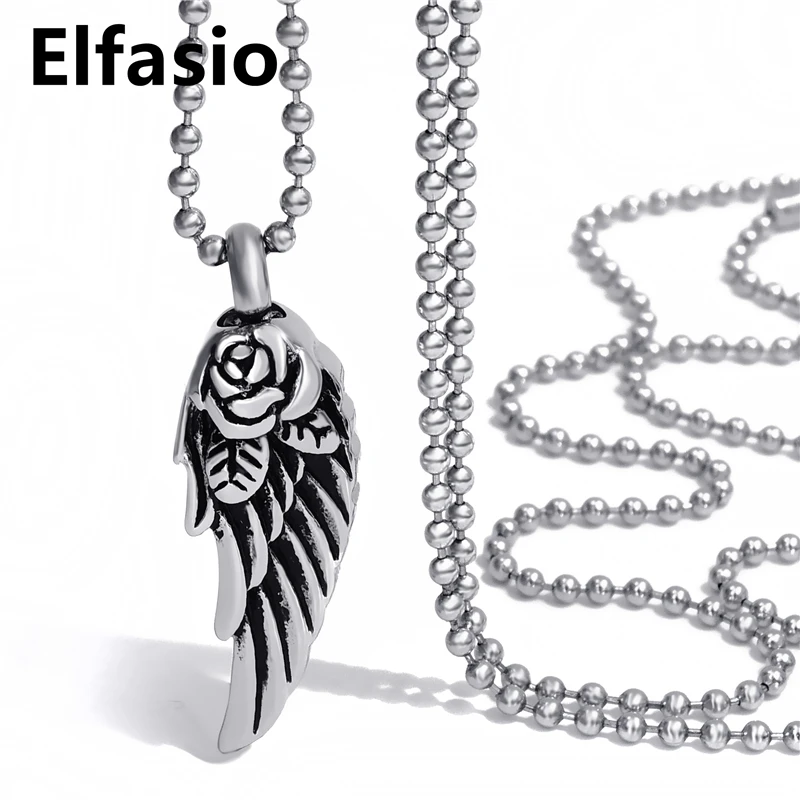 Женская подвеска из нержавеющей стали в виде крыла ангела|urn jewelry|memorial urnmemorial cremation
