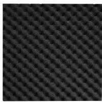 black 2 шт высокой плотности звукоизоляции пены плитки 30X30X2 см яичный ящик акустическая пена звукопоглощающий хлопок для KTV аудио студии комнаты - Цвет: black