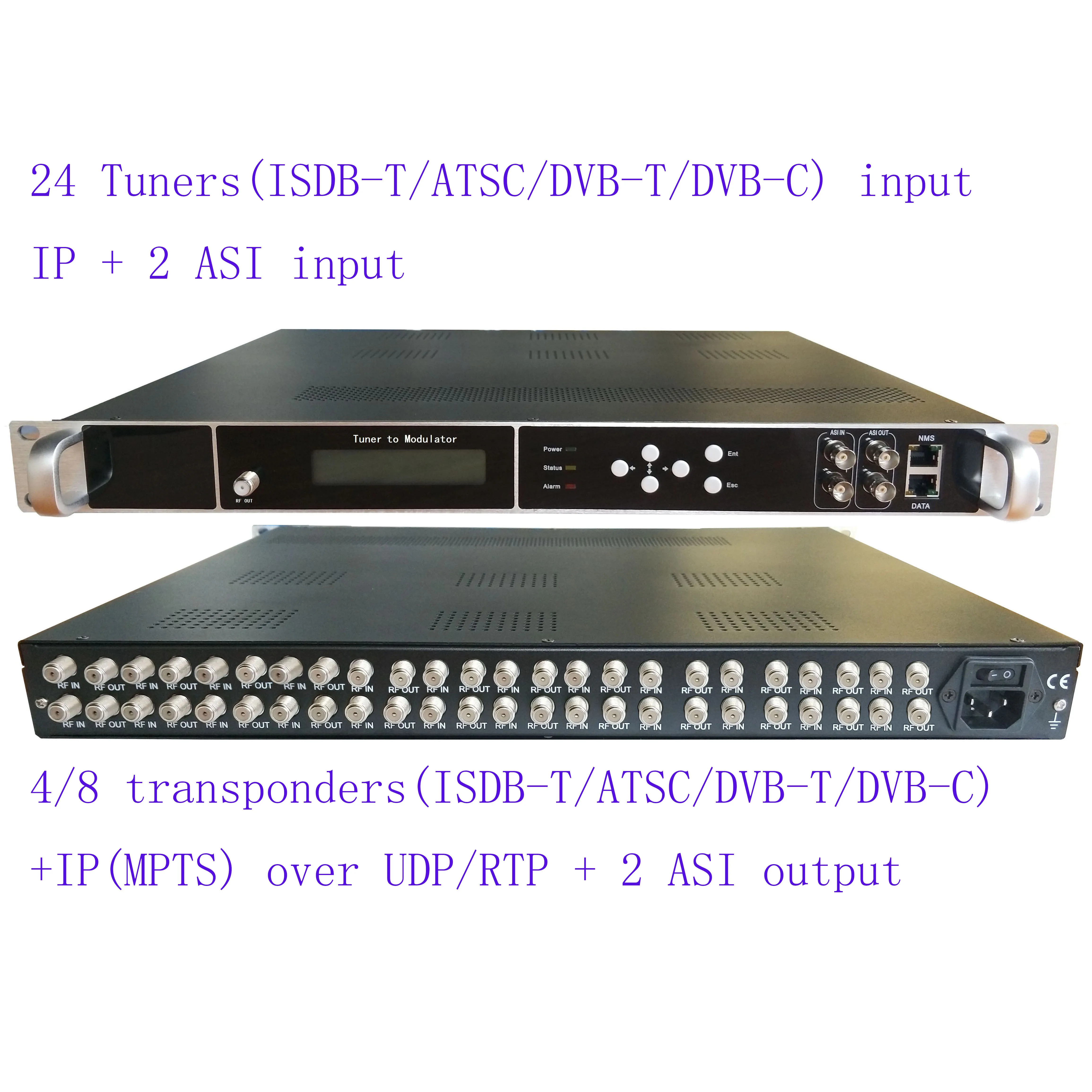 ТВ модулятор ATSC digital ca 24 канальный тюнер для радиочастотный отеля школы