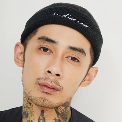 Black Hip Hop Street Style Knit Hats For Women Men Autumn Winter Warm Cap Knitted Caps Beanie Hat Skullies With Balck / Orange /Gray - Цвет: Black