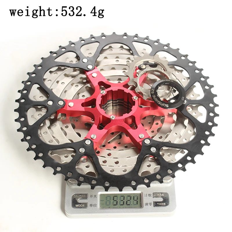 SUNSHINE-SZ 9 скоростная кассета 11-50T горный велосипед широкое соотношение MTB S Freewheel