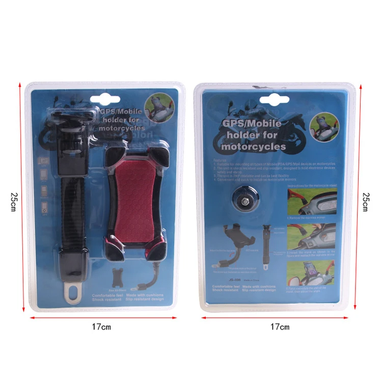

1 Piece Universal Phone Holder For Electric Motorcycle Bicycle Bike Mountain Bike Navigator Bracket For 3.5-6.5 Inch Phone
