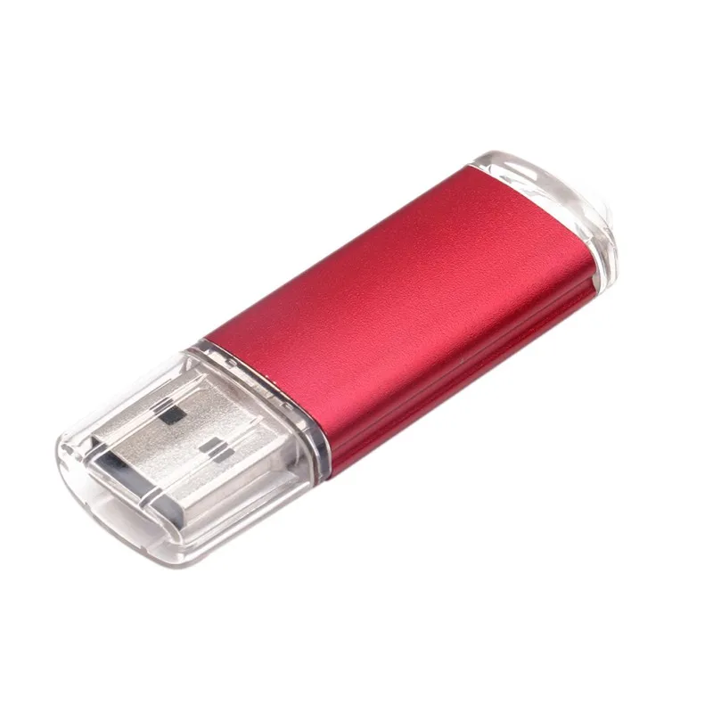 1 ГБ 16 32 64 USB 2 0 яркие цвета прозрачная крышка портативная металлическая