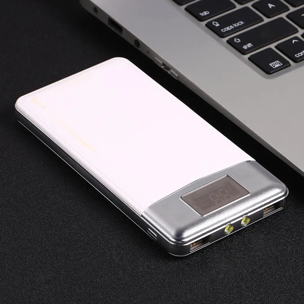 10000mah общий портативный двойной USB внешний аккумулятор LCD Портативный зарядный